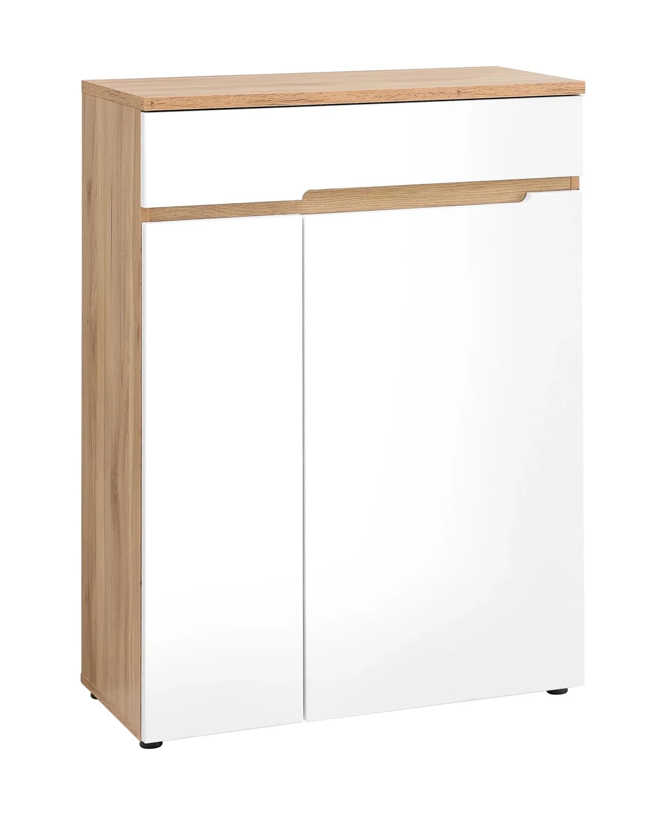 Kommode vito CLYDE Weiß Mauvella Oak Nachbildung