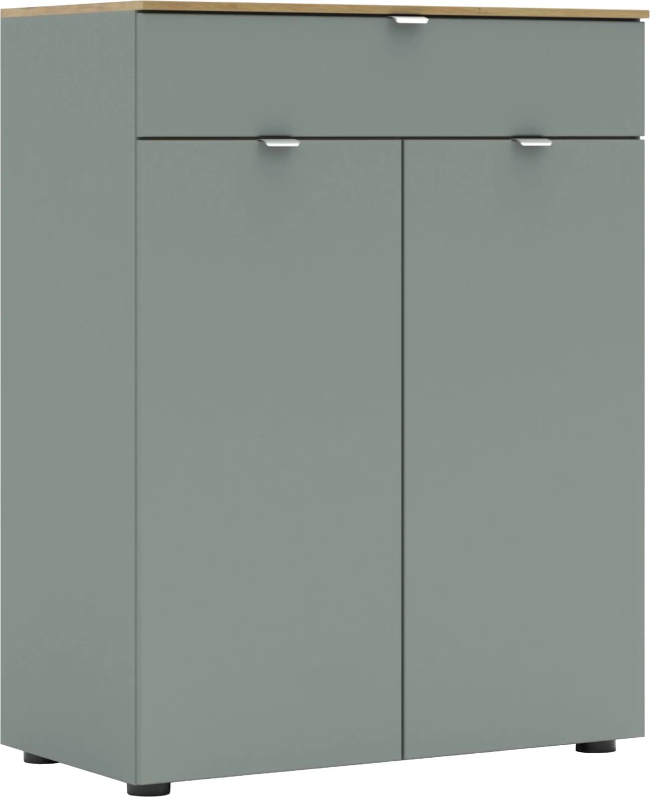 Kommode HARPER INCA Dekor Schilf supermatt mit Soft-Close
