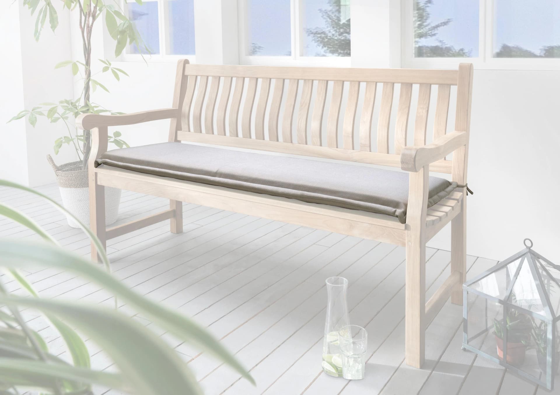 Destiny Bankauflage Gartenbank Polster 110-180cm
