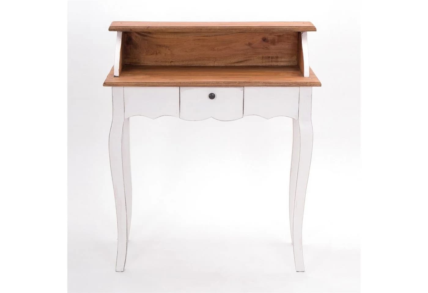 DESIGN DELIGHTS Sekretär Massivholz Napoleon Landhaus Vintage