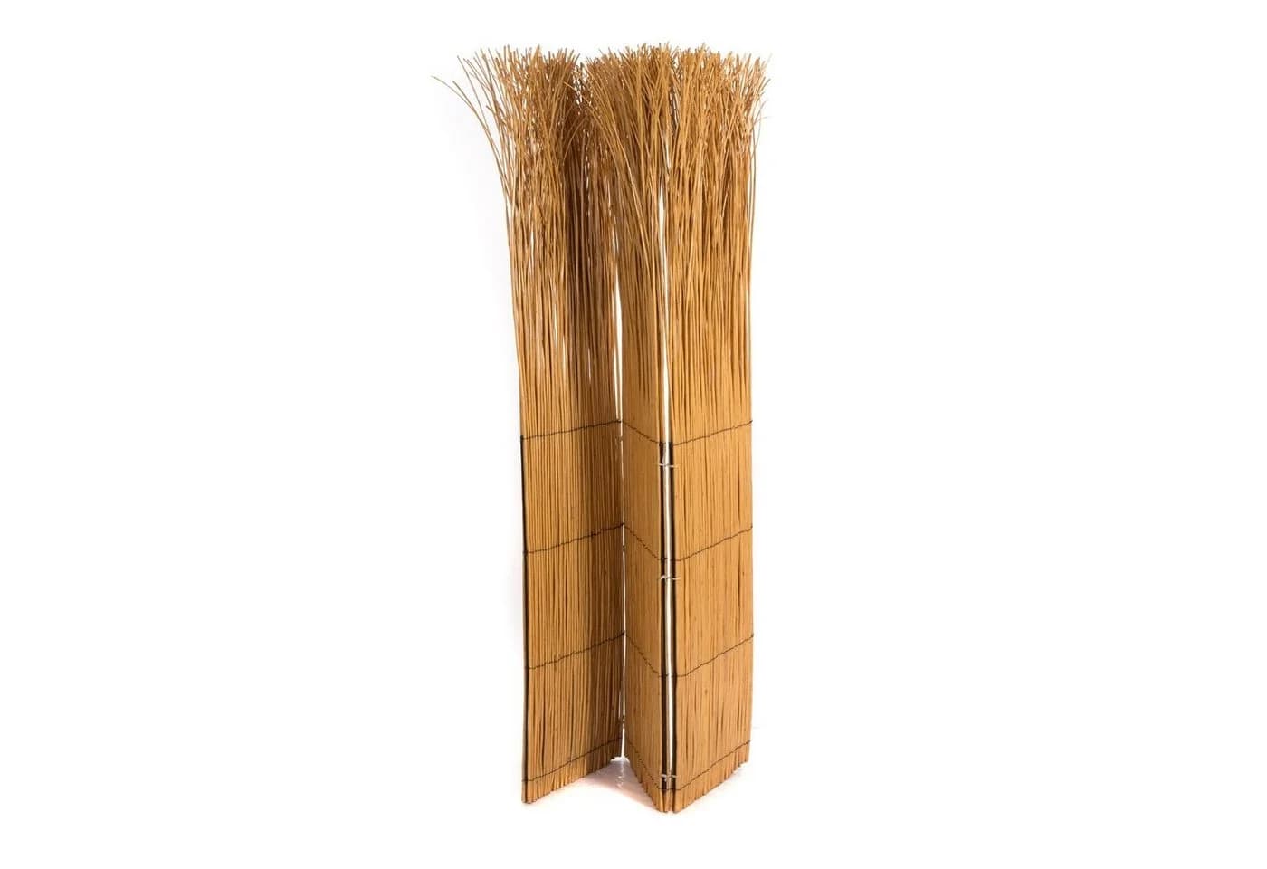 DESIGN DELIGHTS Paravent Naturweide Honigfarben Raumteiler