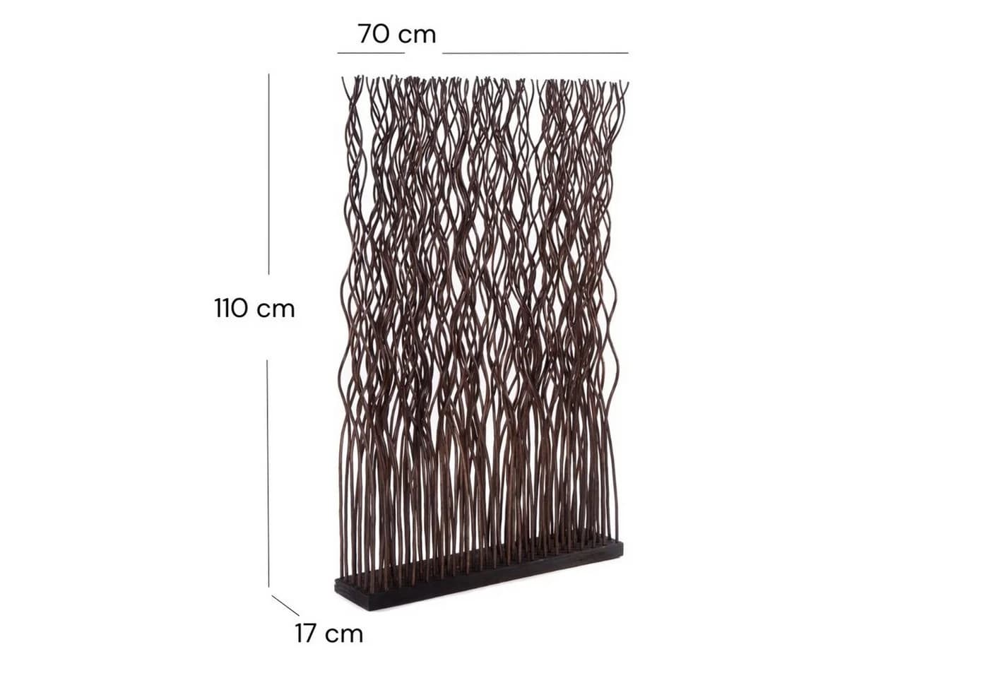 CREEDWOOD Raumteiler KINKI Weidenholz Natur