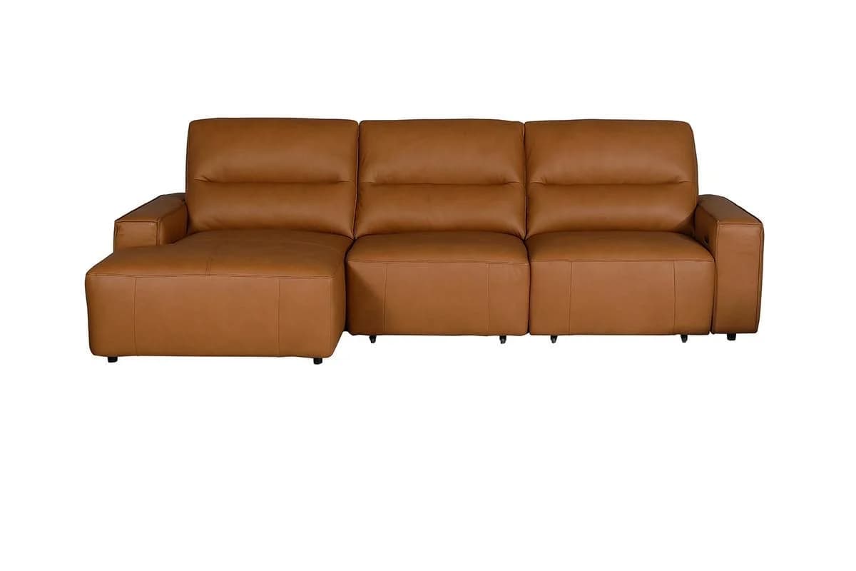 KAWOLA BIGSOFA DORI Braun Leder