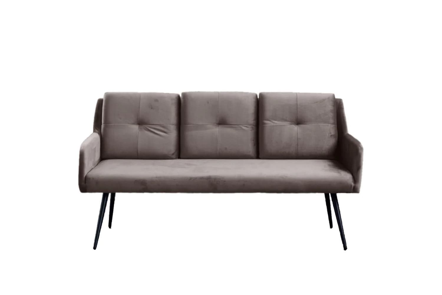 KAWOLA ESSZIMMERBANK PIRI Taupe Velvet