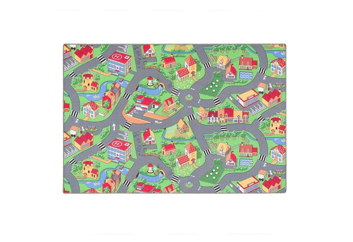 Snapstyle Kinderteppich Little Village Spielteppich