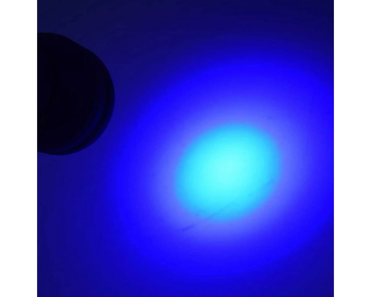 ChiliTec LED Taschenlampe Schwarzlicht 51 UV LEDs Aluminium