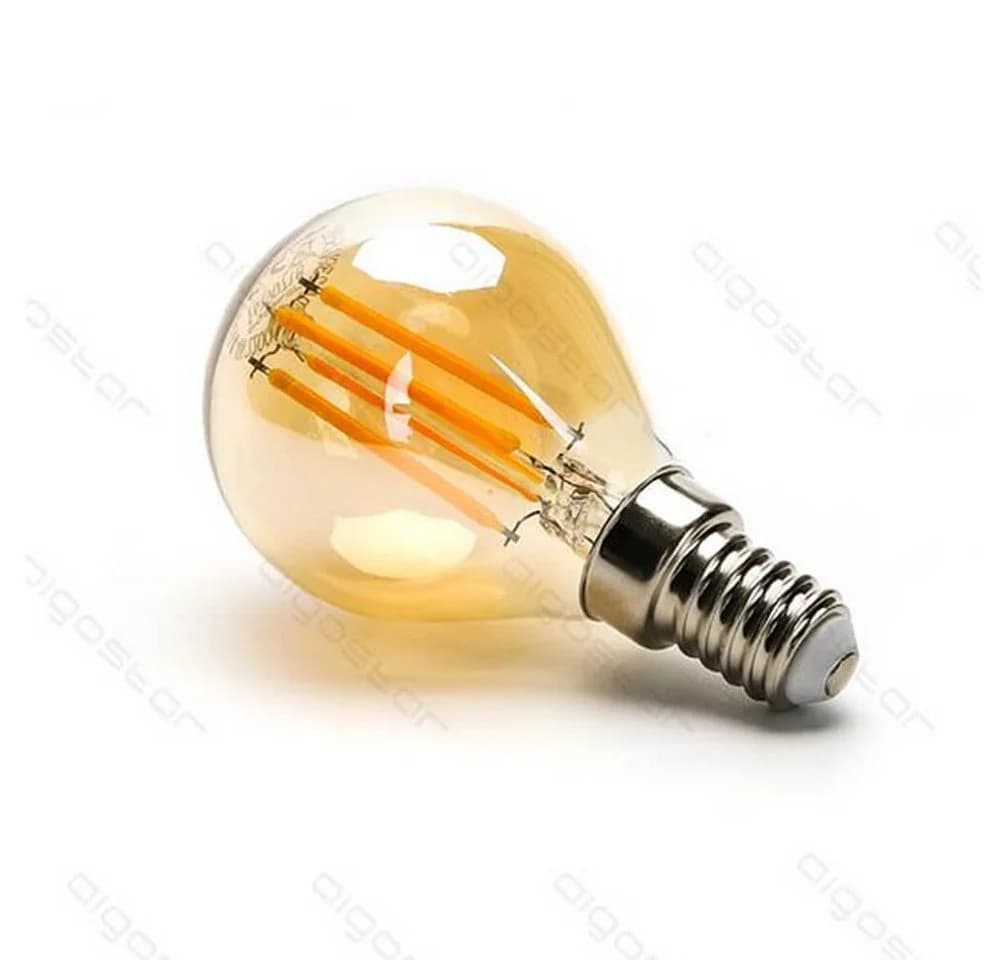 V-TAC LED-Leuchtmittel 4W E14 Vintage Filament Warmweiß G45