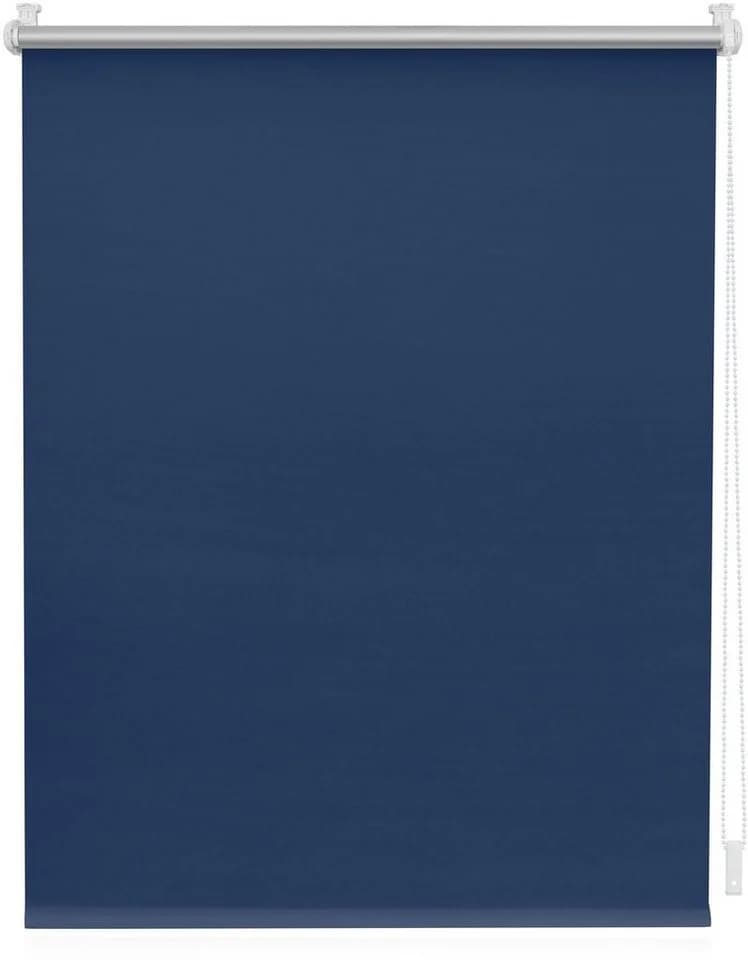 Seitenzugrollo LICHTBLICK ORIGINAL Klemmfix Hitzeschutz Blau