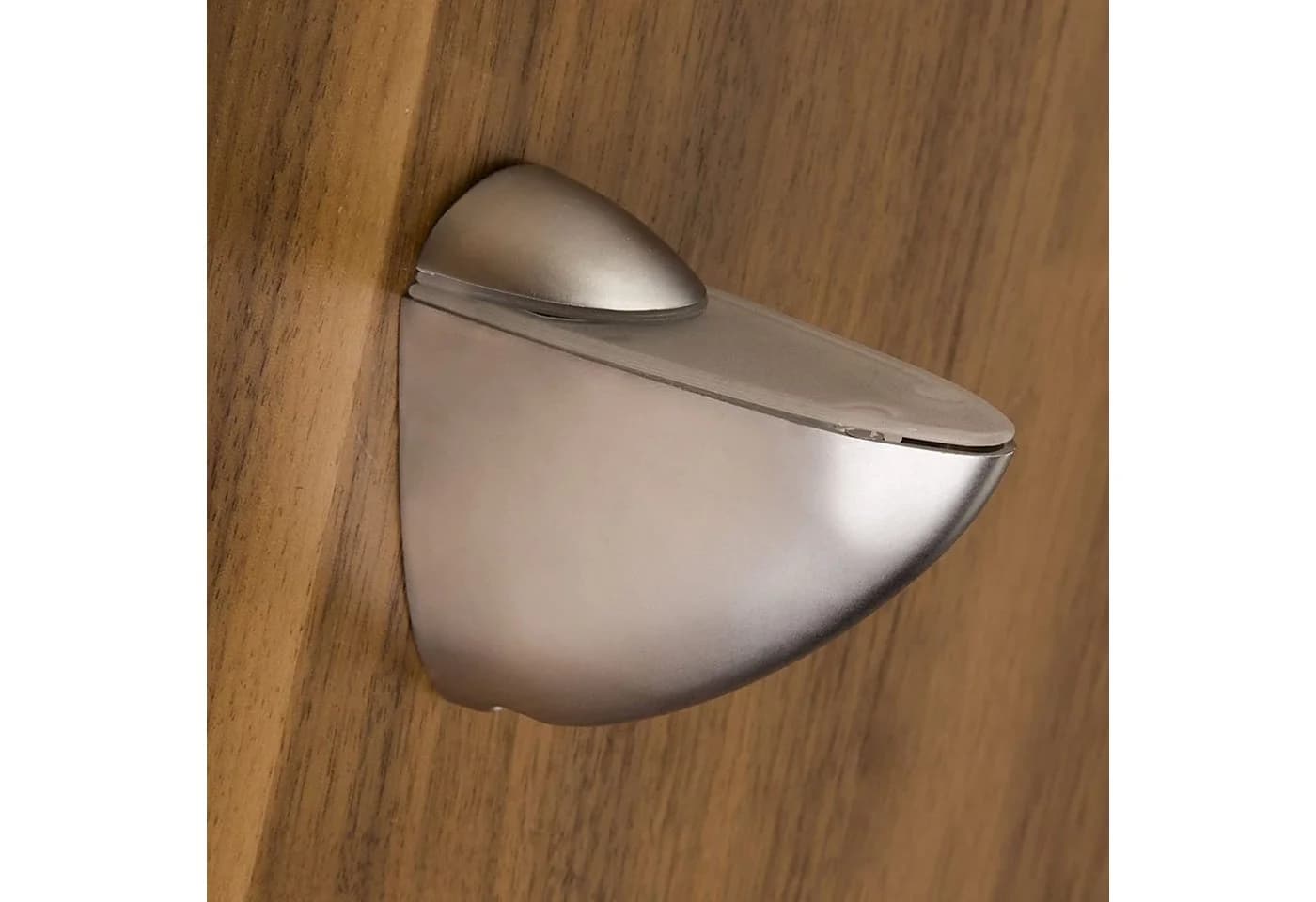 SO-TECH® Wandregalhalter Typ L Chrom matt für Glas- und Holzböden