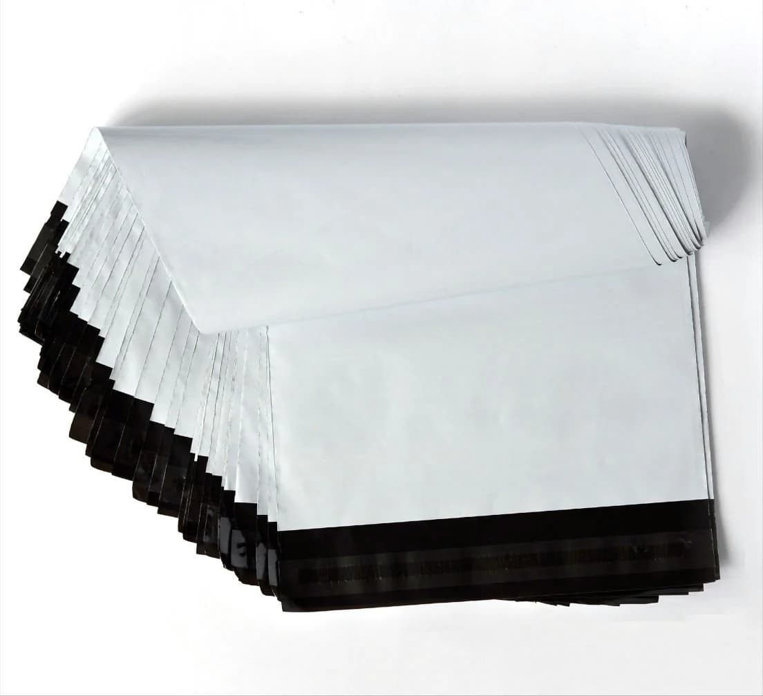 LMG Germany Folienversandtasche 450x550 mm Weiß Super Elastisch