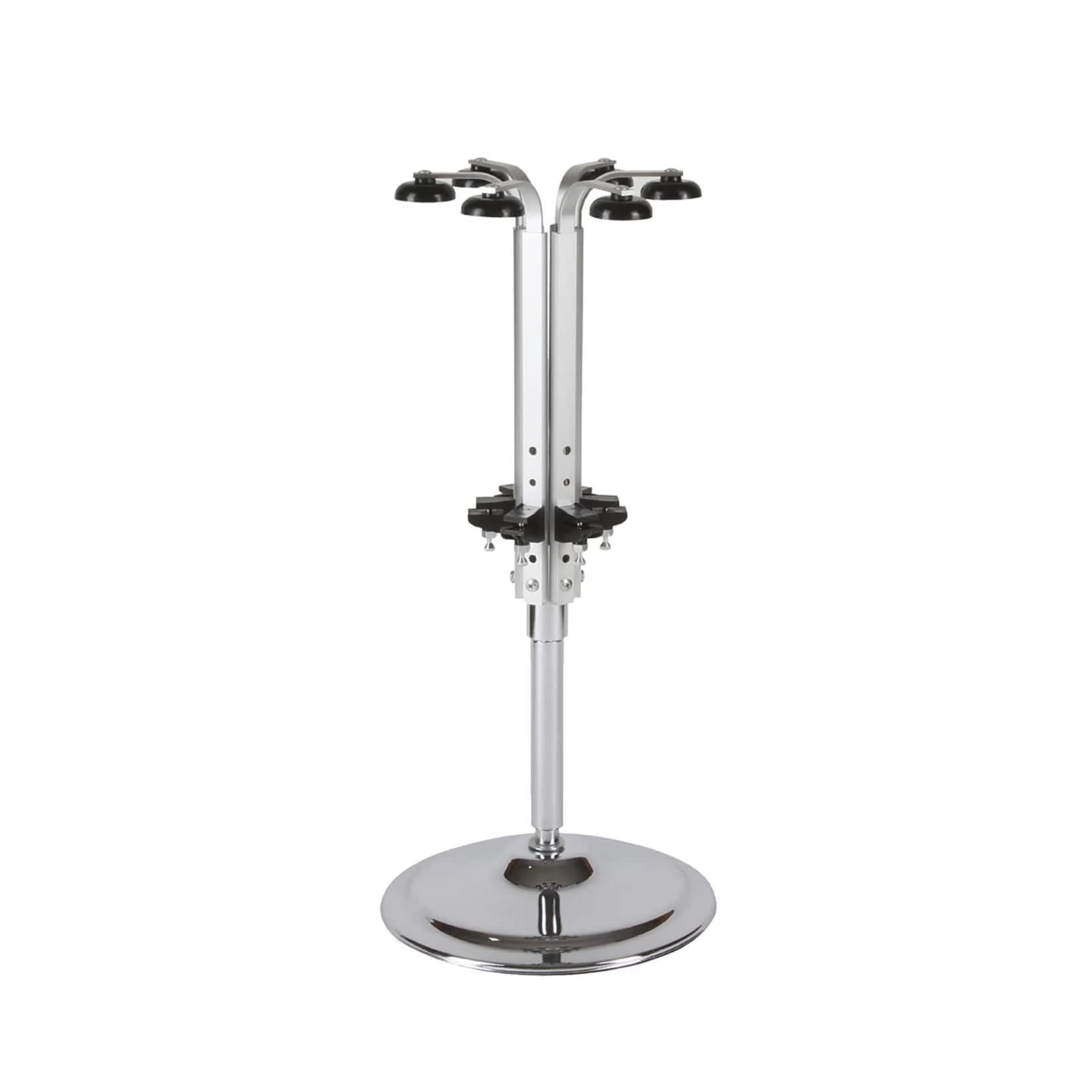 ich-zapfe Thekenständer für 6 Flaschen Silber Modern