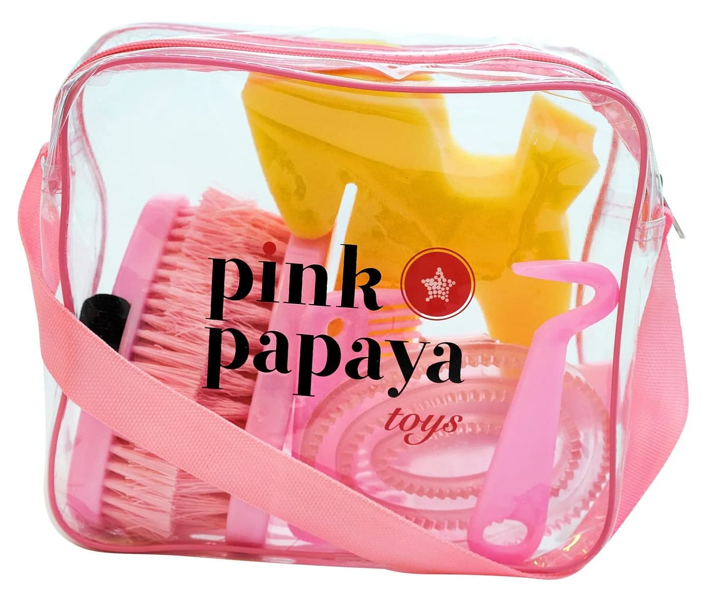 Pink Papaya Spiel Putztasche Lexington 7-teilige Pony Putzbox in Pink
