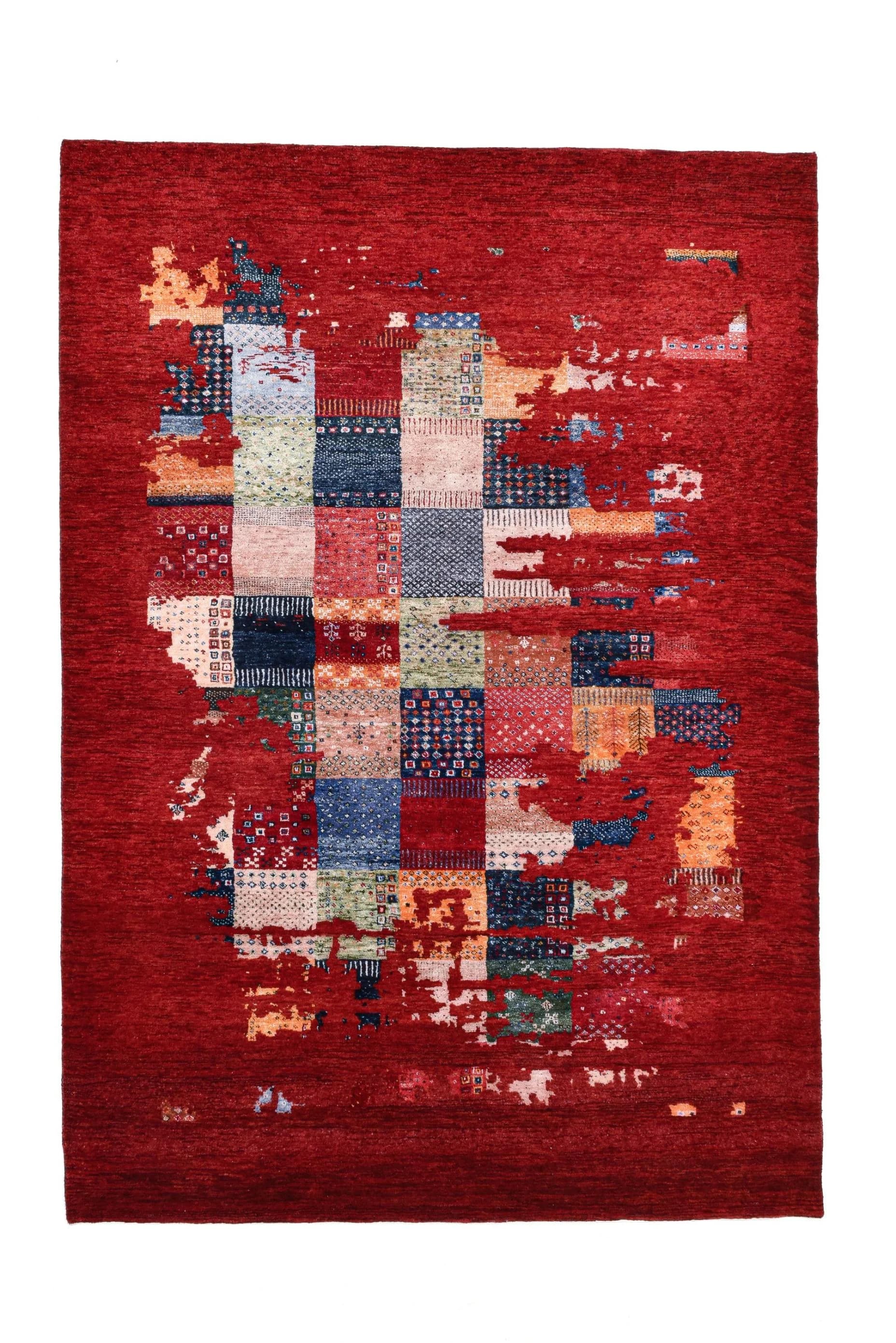 Teppich FARS SUPER SILKY MT13S Rot 200x140 cm Orientalisch Vintage