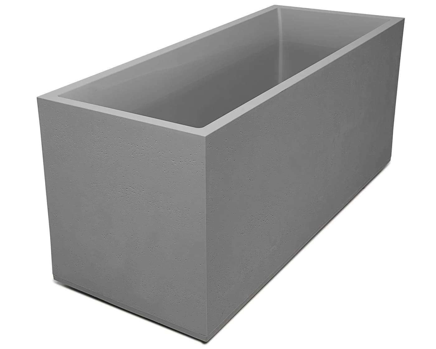 ONDIS24 Pflanzkübel Vulkan 100cm Grau Vulkanoptik mit Wasserspeicher