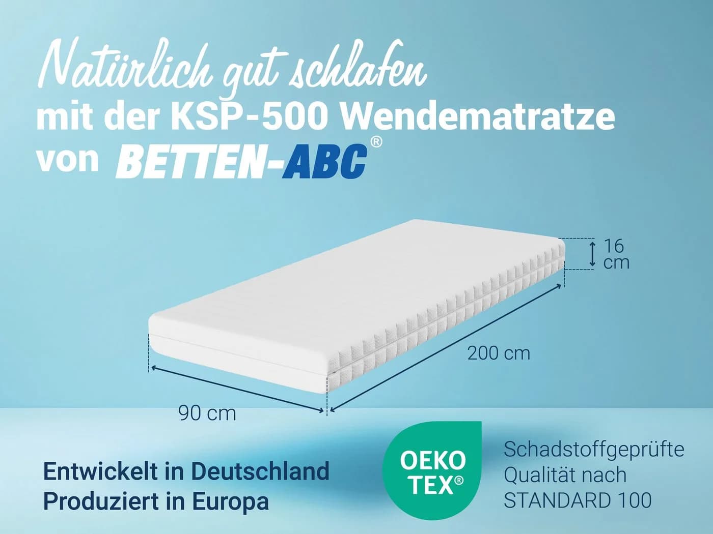 Betten-ABC KSP-500 7-Zonen Kaltschaummatratze