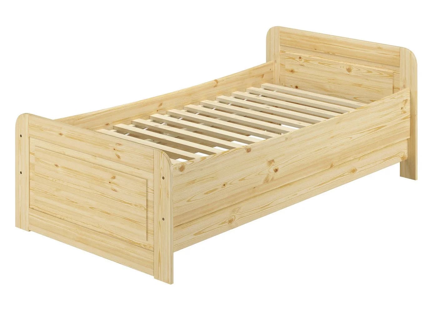 ERST-HOLZ Seniorenbett Massivholz Kiefer höhenverstellbar