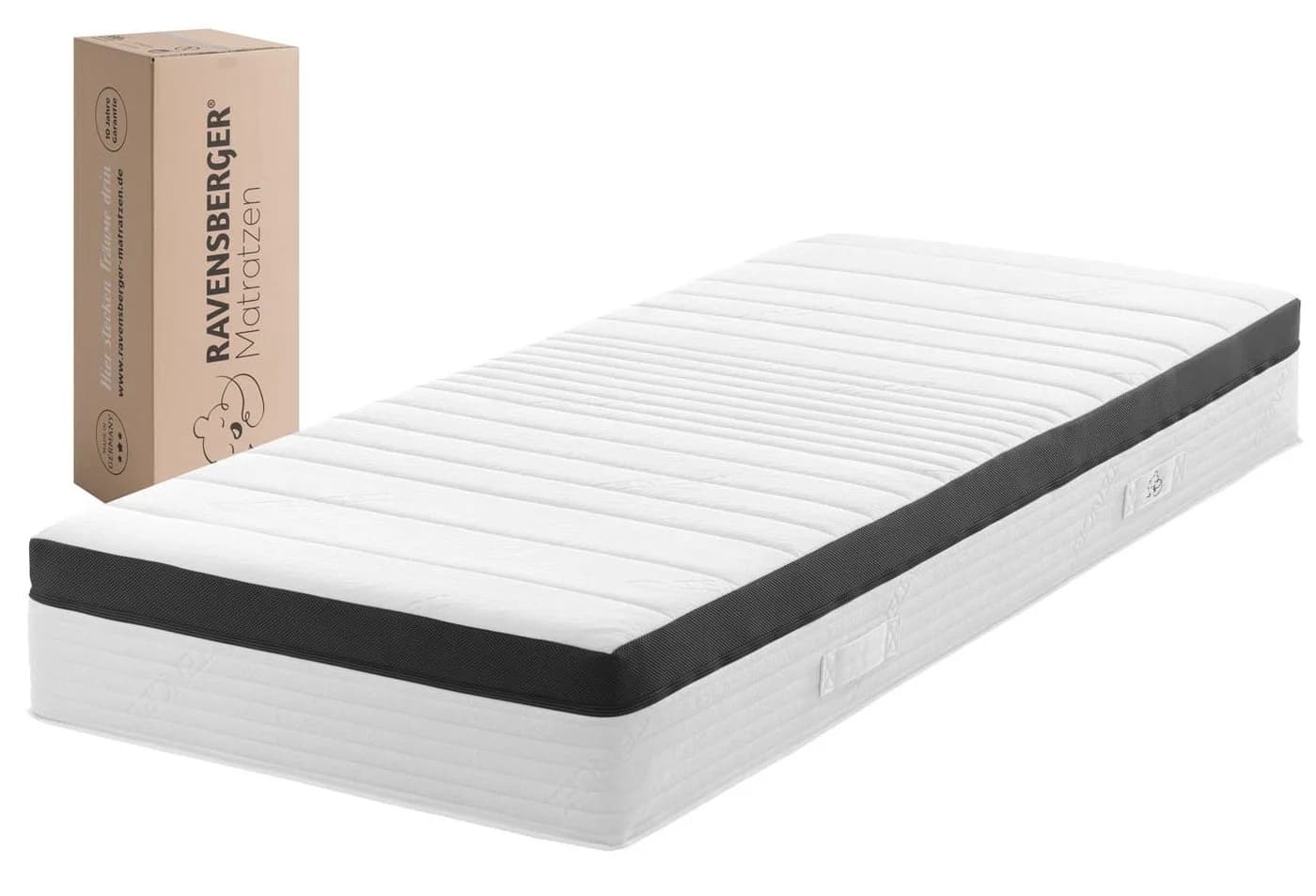 Ravensberger Matratze Ortho-SPRING PLUS 7-Zonen Tonnentaschenfederkern