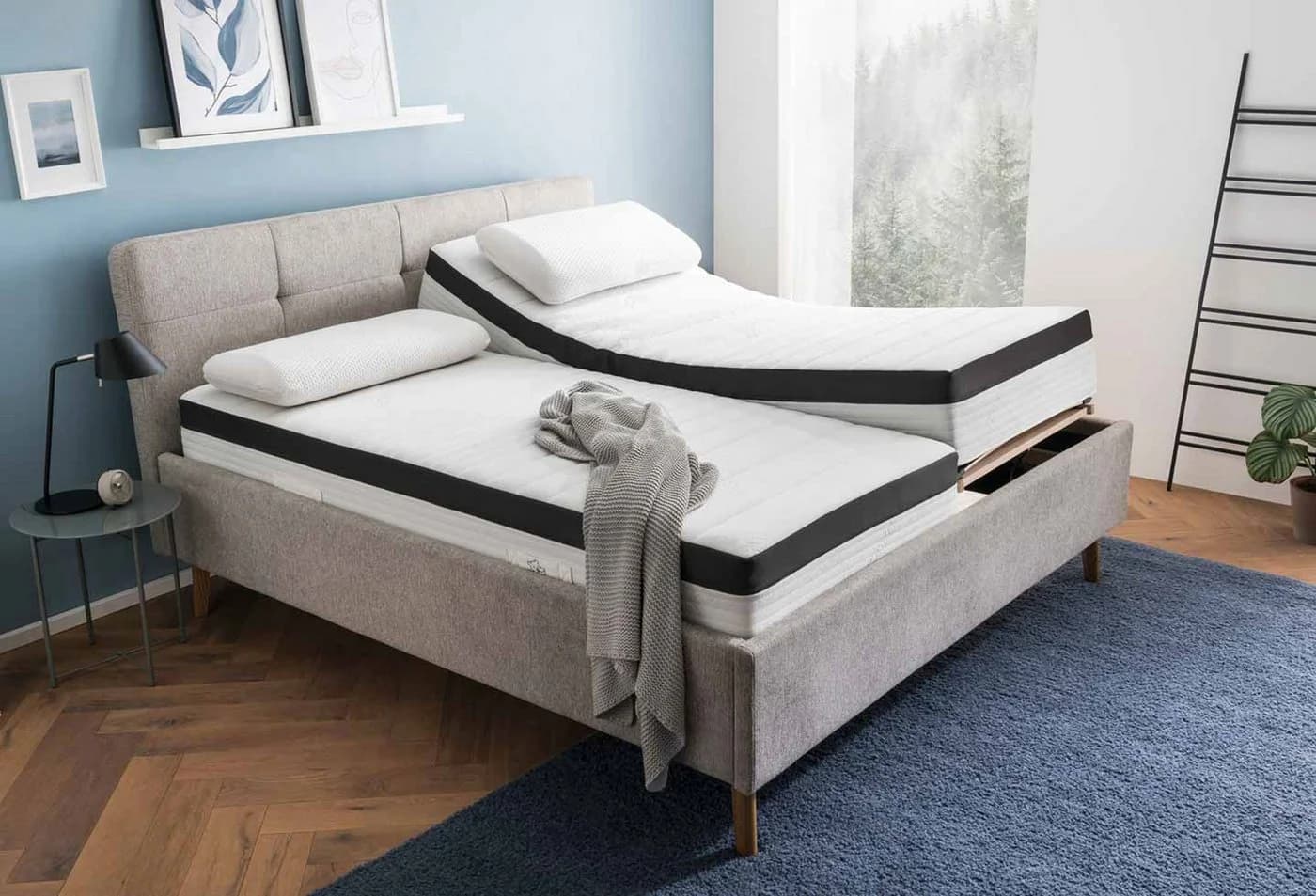 Kaltschaummatratze Struktura-MED GEL mit Tencel-Bezug, Ravensberger Matratzen, 25 cm hoch, 7 Zonen