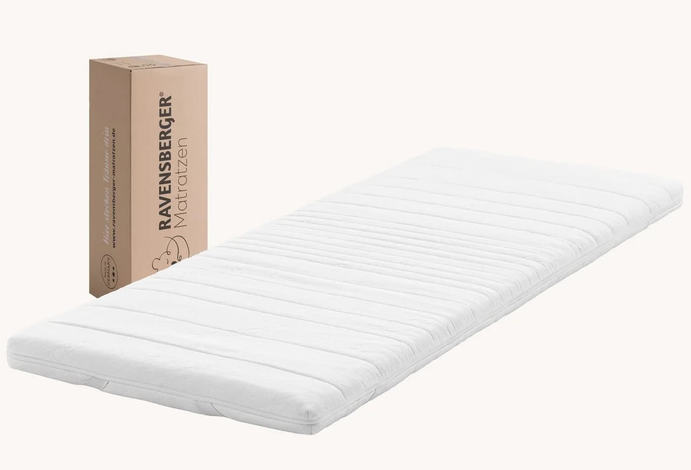 RAVENSBERGER GEL-LUX Topper 7 cm Gelschaum mit Baumwollbezug