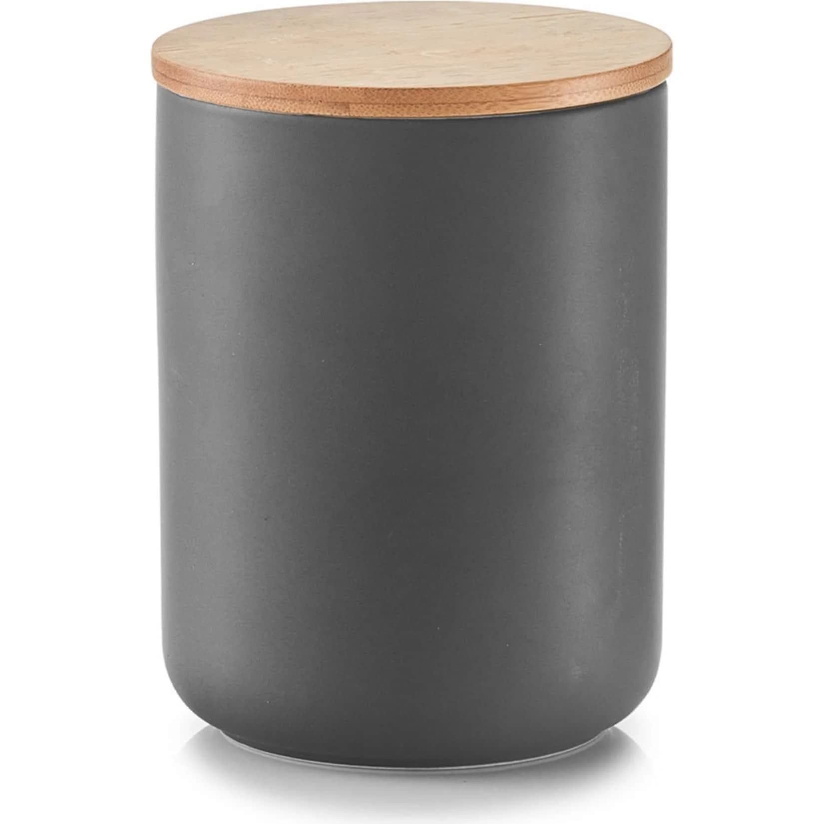 Neuetischkultur Vorratsdose mit Bambusdeckel Braun Modern