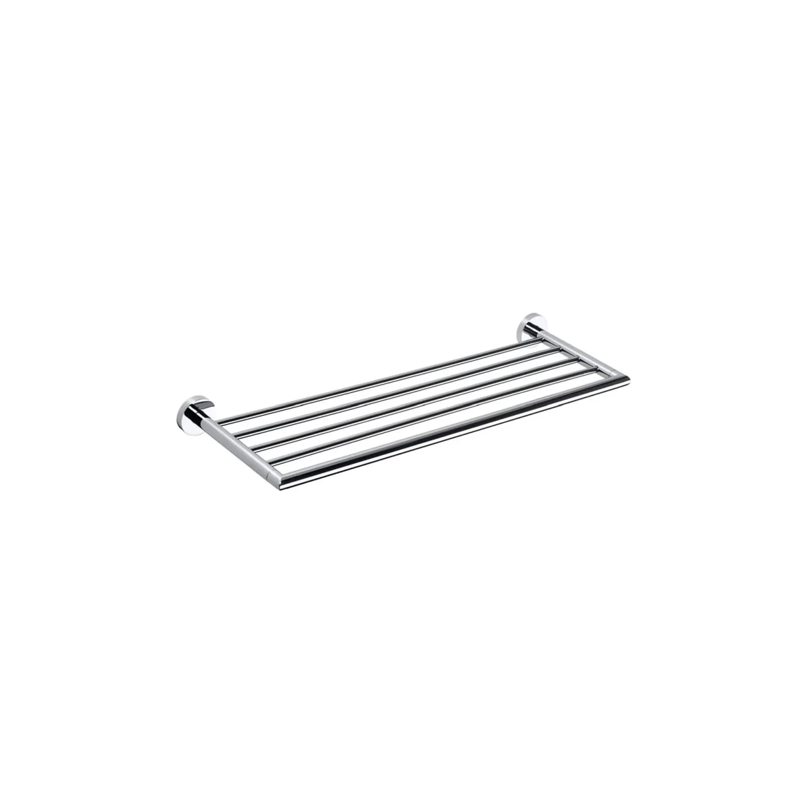 Brillantbad BOMEGA Handtuchablage Messing Chrom poliert 655x55x215 mm für Bad & Küche zum Bohren