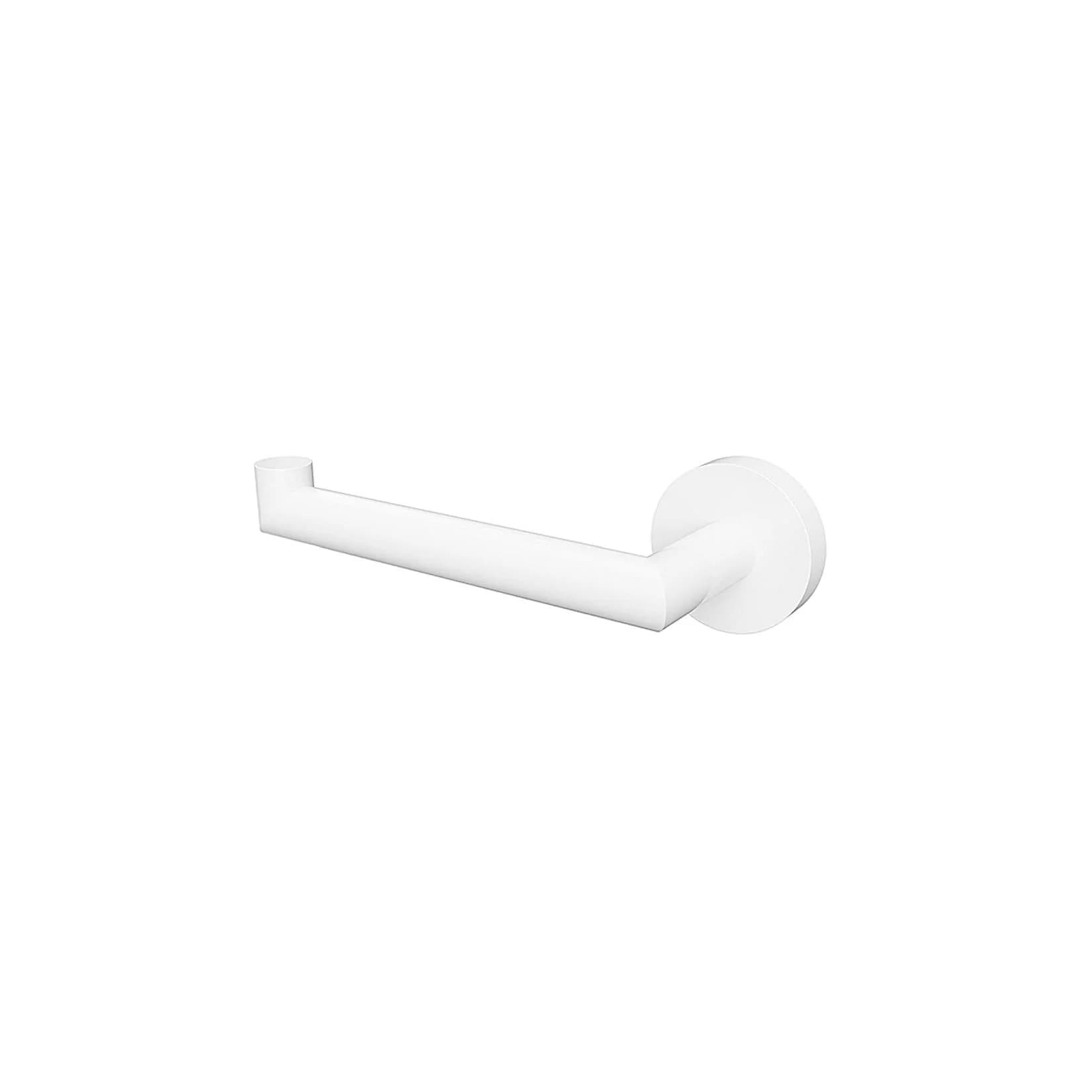 Brillantbad WHITE Papierrollenhalter Messing Weiß