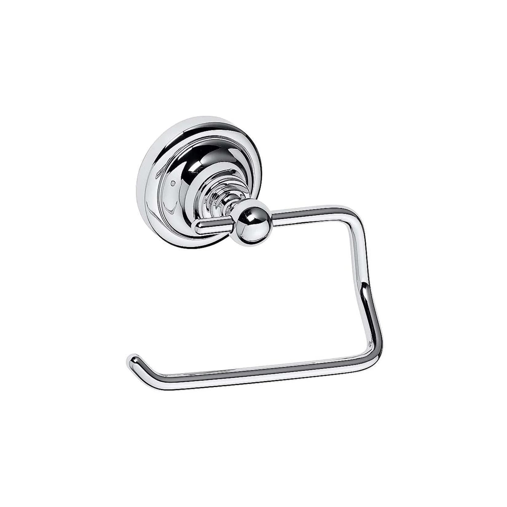 BETRO CHROM Papierrollenhalter ohne Deckel Messing Chrom 135x100x90 mm