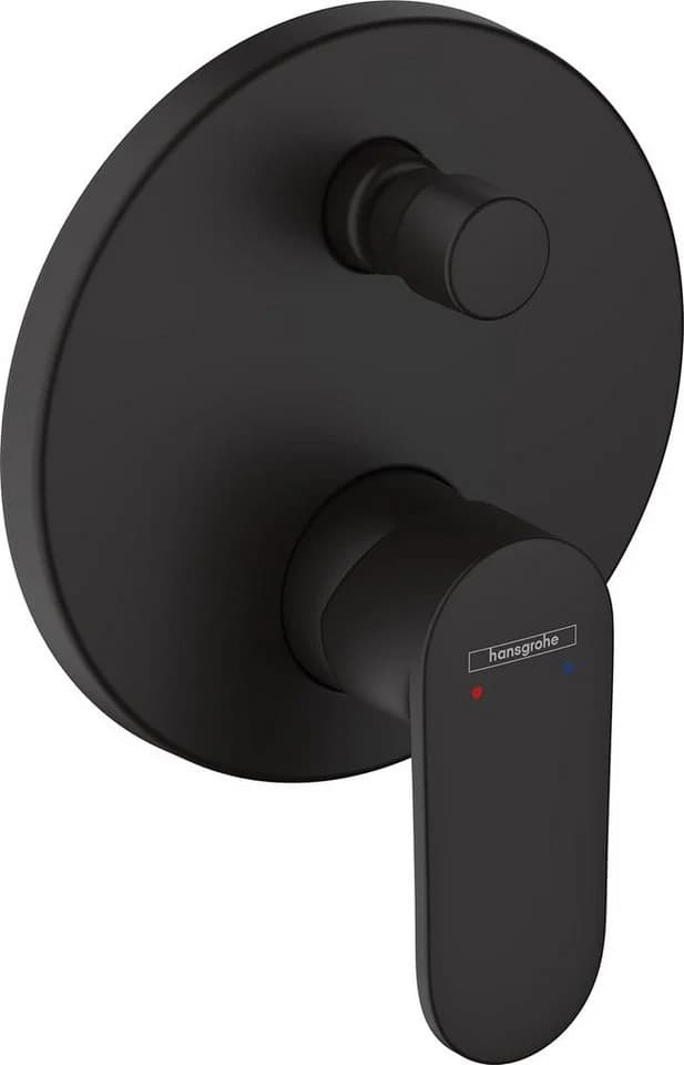 Hansgrohe Vernis Blend Unterputz Armatur mit BOFLER Duschset Matt Schwarz