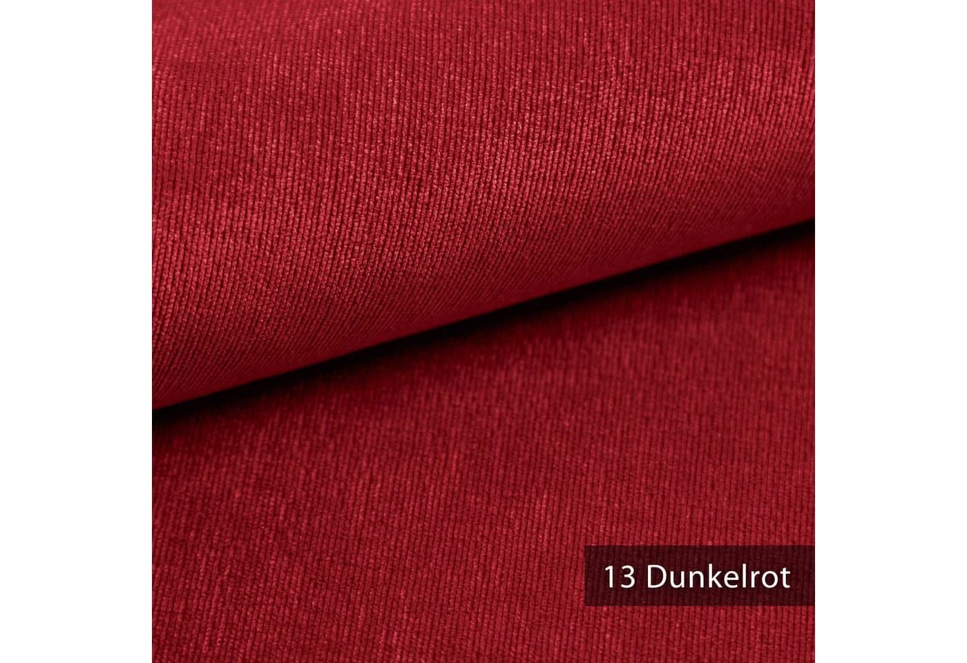 novely® Stoff ISSUM Chenille Polsterstoff Dunkelrot Robust