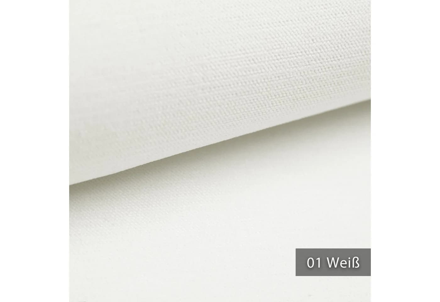 novely® Stoff ORMONT Samtiger Chenille-Stoff Weiß Robuster Möbelstoff Meterware