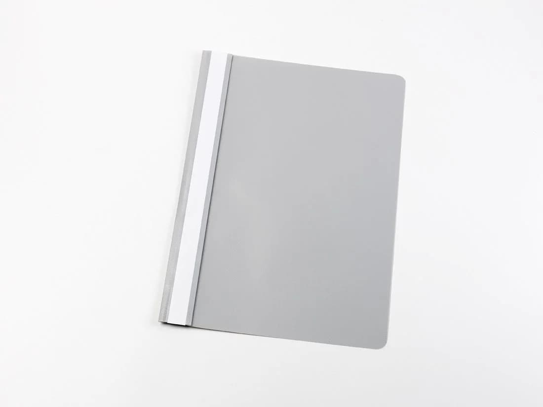 Loer & Schäfer Schnellhefter DIN A4 Grau Transparent PP
