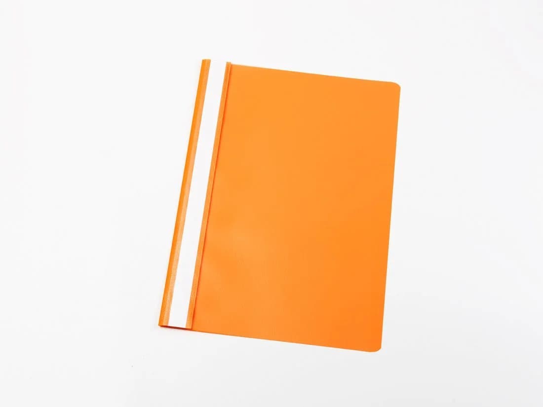 Loer & Schäfer Schnellhefter DIN A4 Orange Kunststoff PP