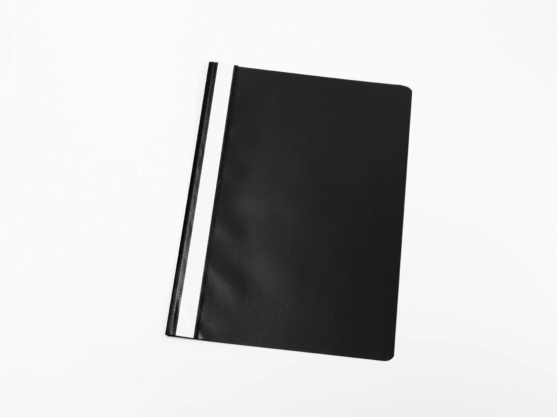 Loer & Schäfer Schnellhefter DIN A4 Schwarz Transparent PP