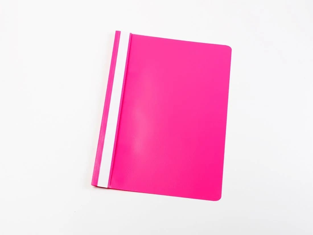 Loer & Schäfer Schnellhefter DIN A4 Pink Kunststoff PP