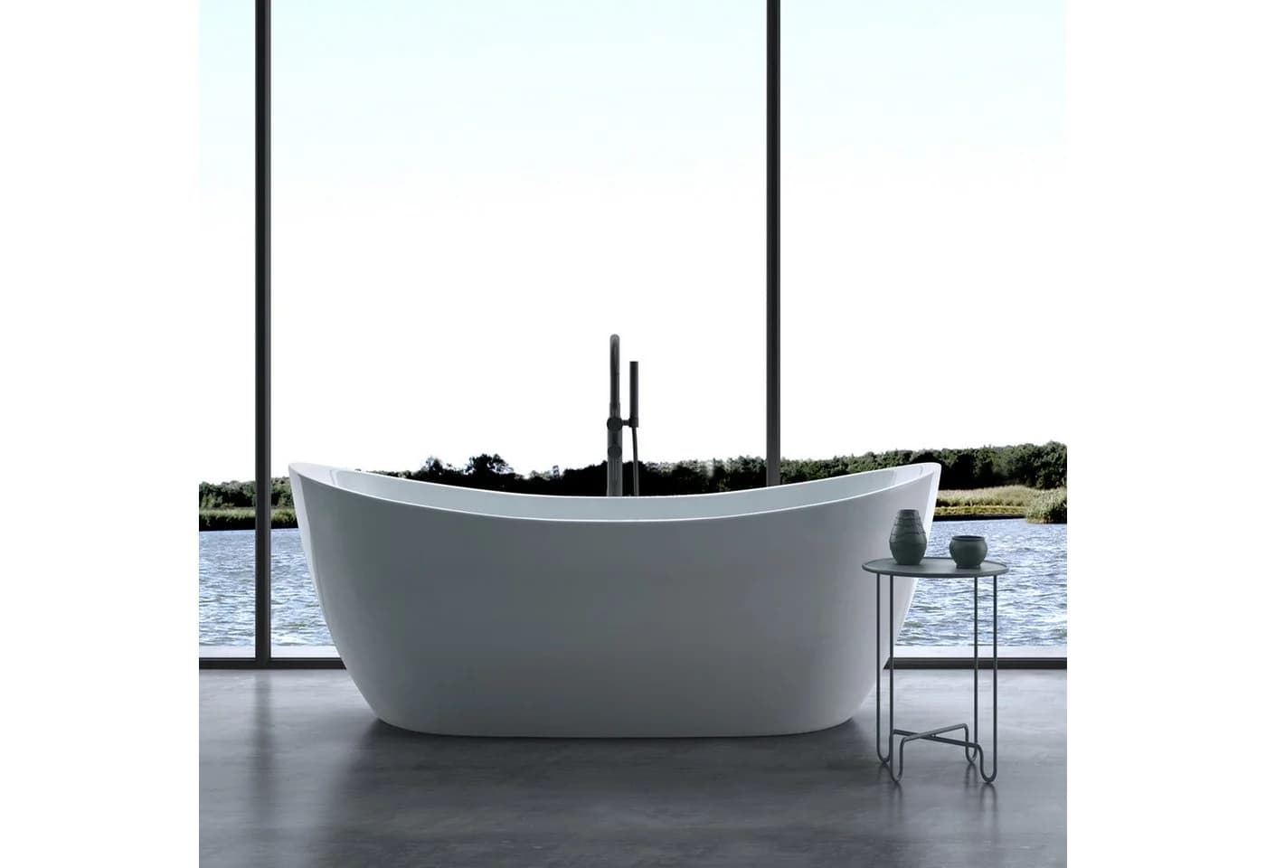 doporro Vicenza Freistehende Design-Badewanne