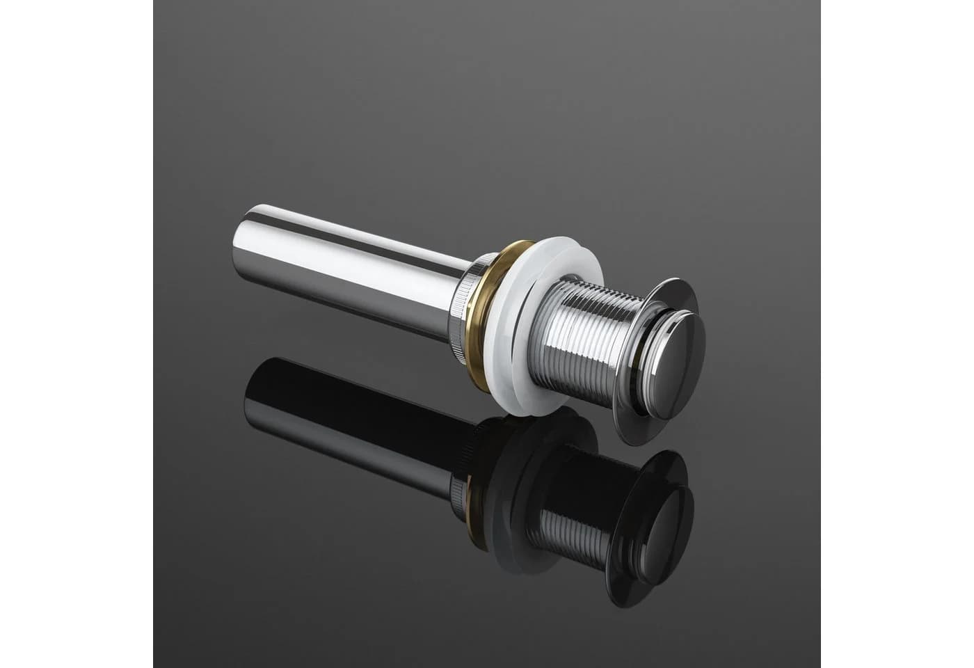 doporro Waschbeckenstöpsel Automatik Push-Open Chrom Design PU05