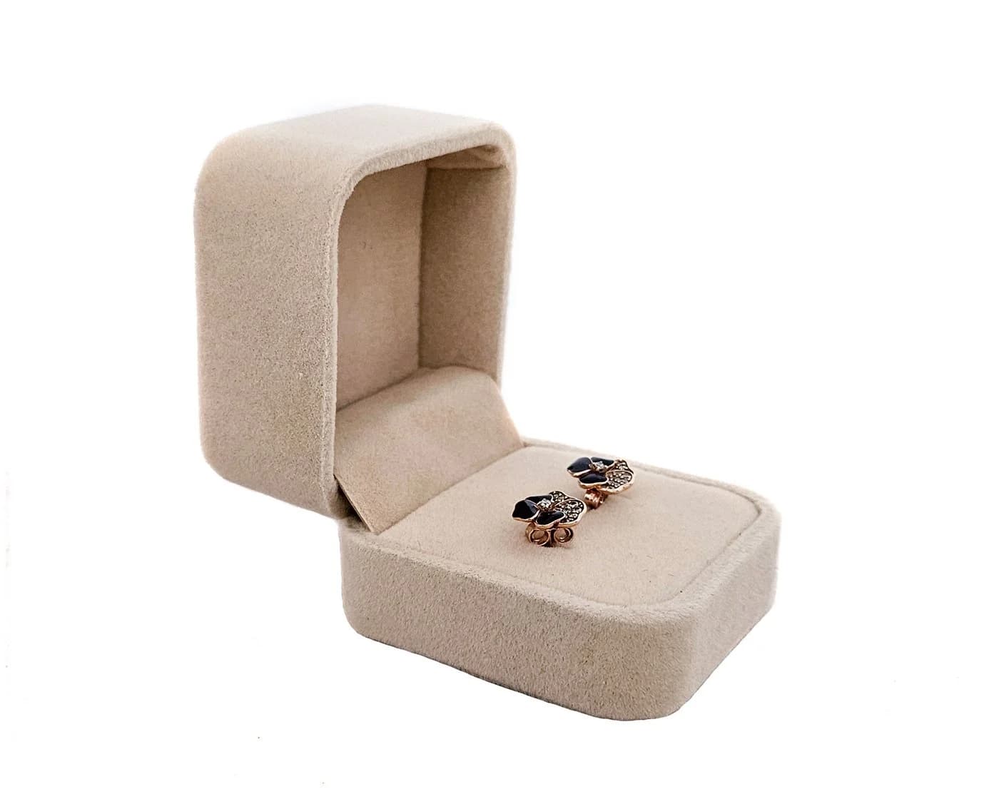 Yudu Aufbewahrungsbox Schmuckschachtel Ringetuis Beige