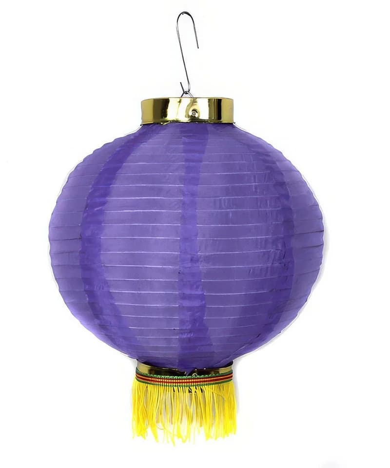 Yudu Lampenschirm Lampion Dekolampion Fengshui Draht & Seide Fransen