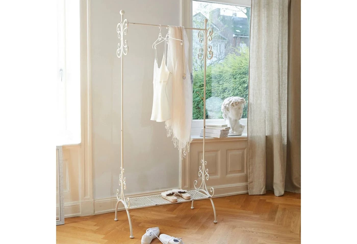 Mirabeau Kleiderständer Garderobe Épinay antikweiß Romantik