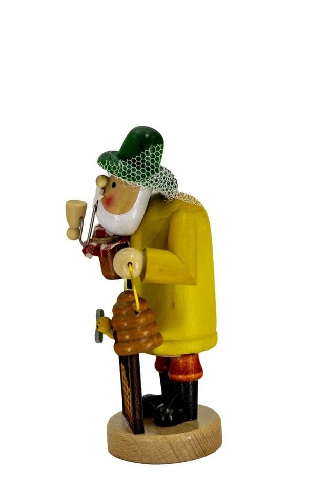 Kaladia Räuchermännchen Imker - Holzdekoration gelb/grün
