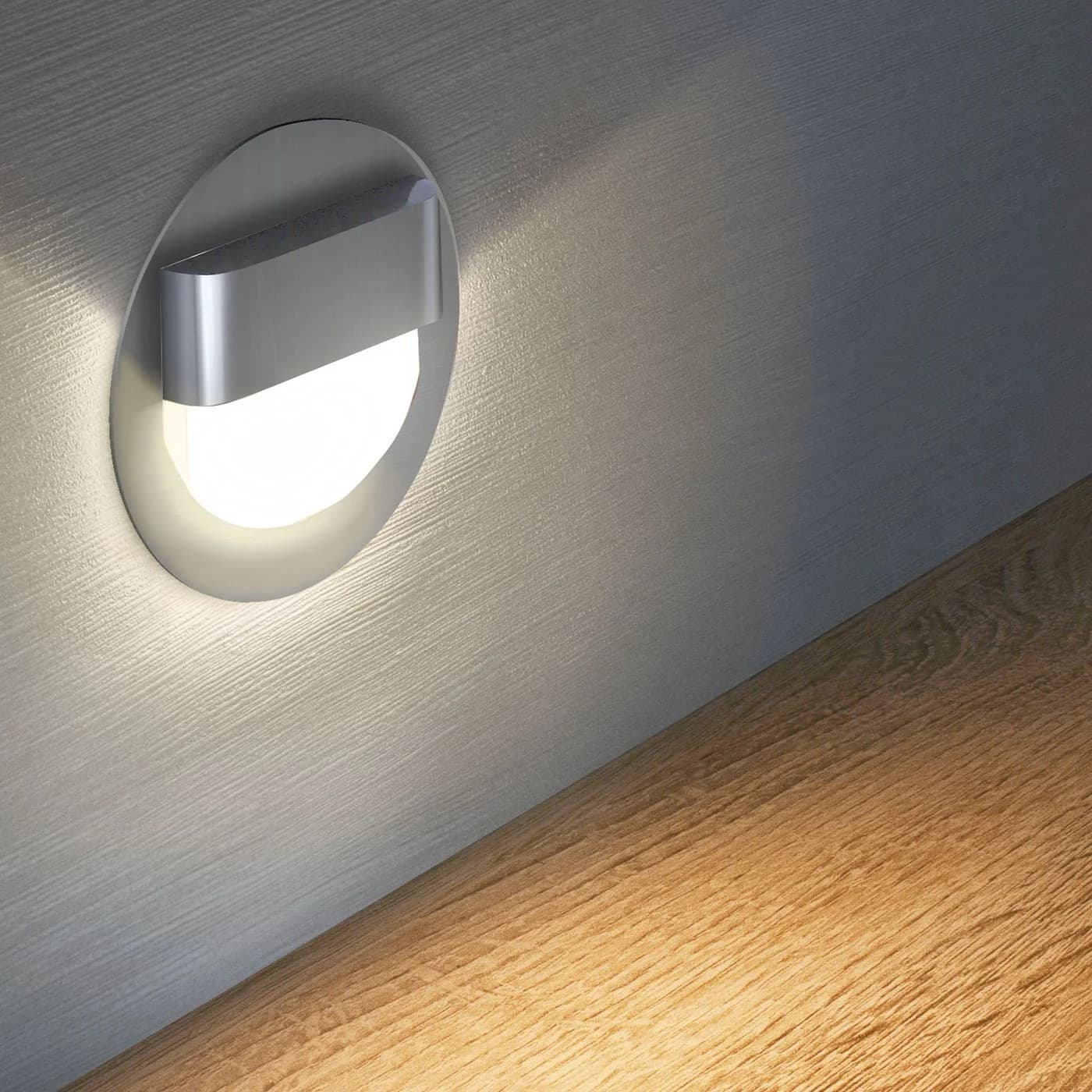 Maxkomfort LED Wandstrahler 6101-6102 Warmweiß Metall Acryl