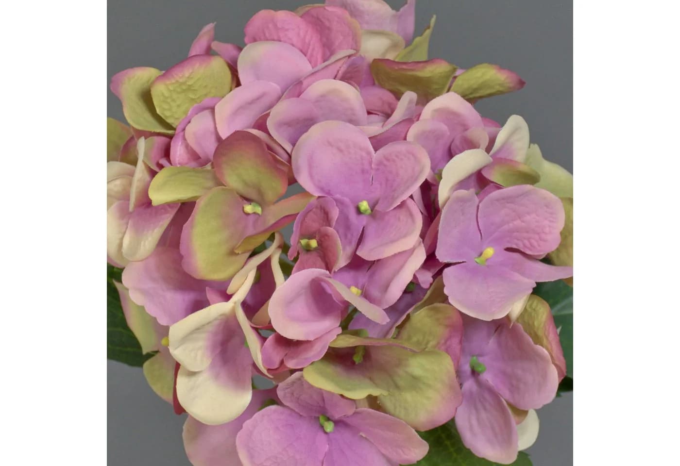 artplants Kunstblume Hortensie Rosa 50cm