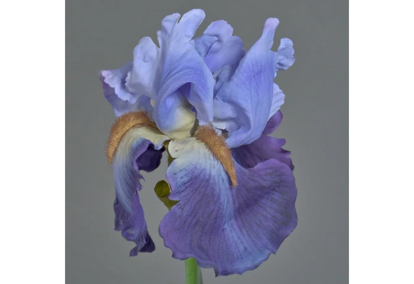 artplants Kunstblume Iris Deluxe Blau 70cm