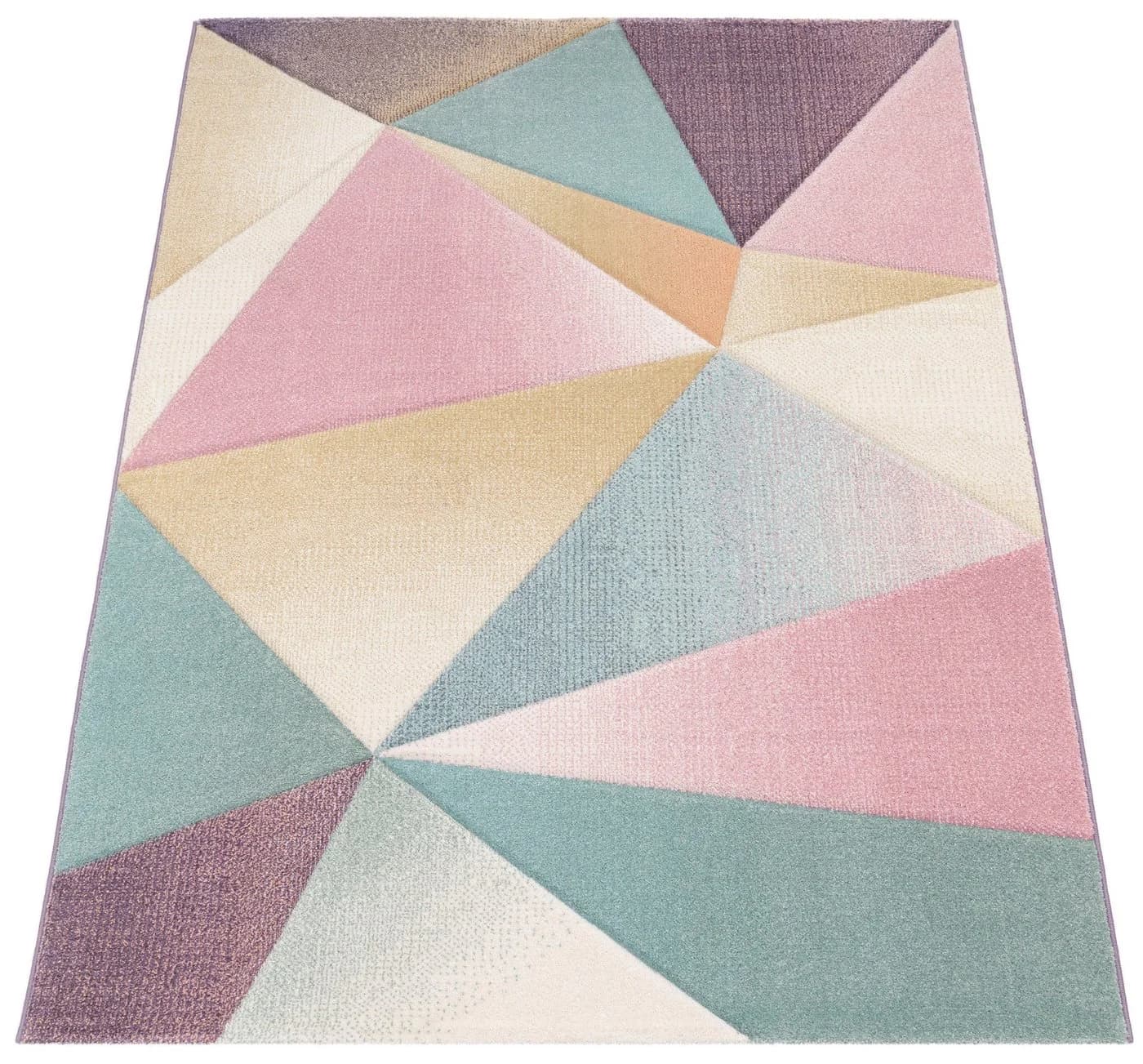 PACO HOME Teppich Kosy 310 Bunt Pastell Modern Geometrisch