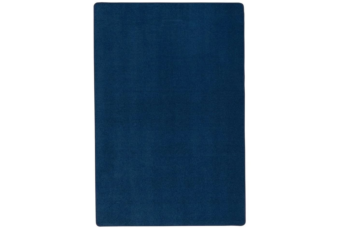 Snapstyle Veloursteppich Joy Dunkelblau 8,5 mm Florhöhe