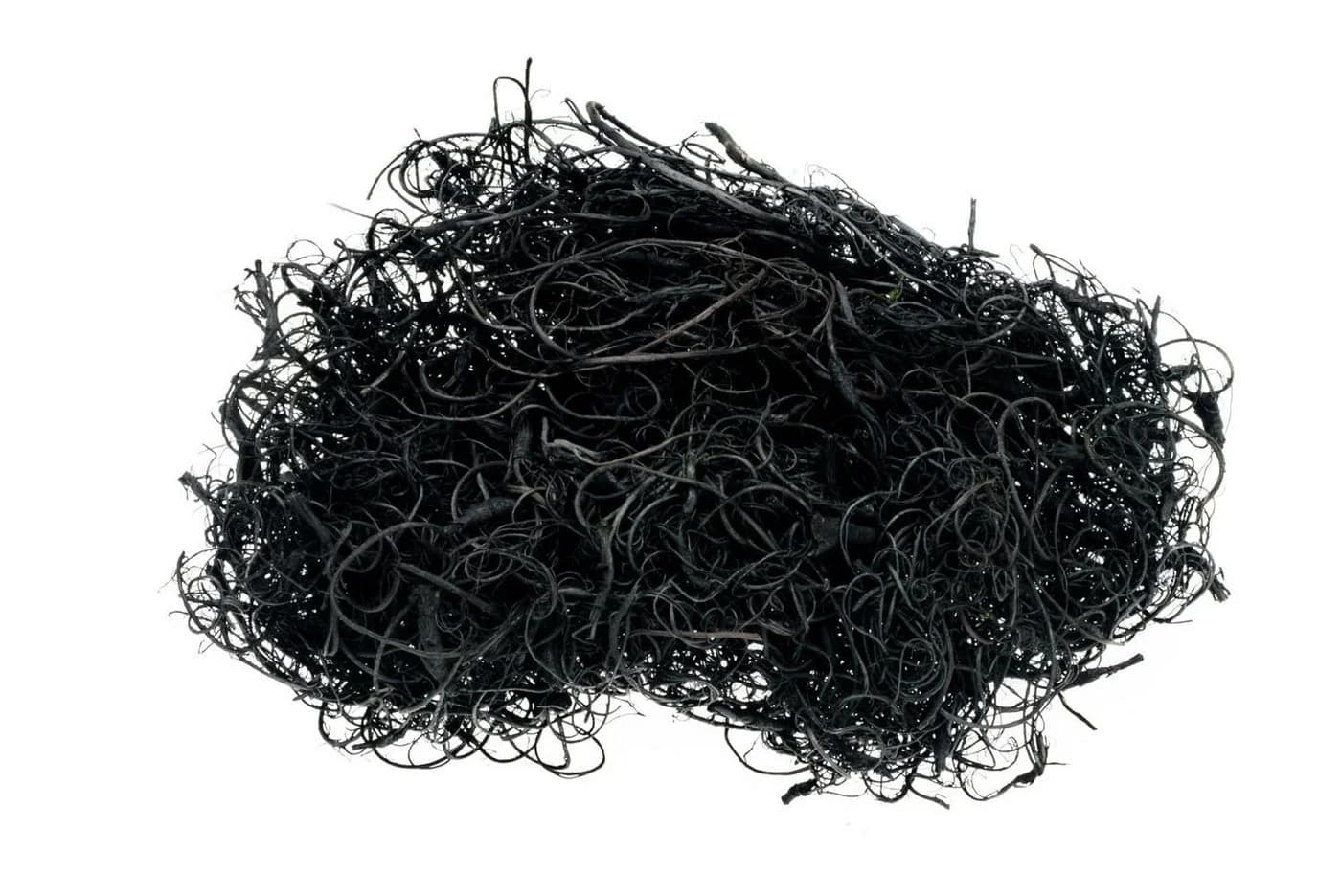 NaDeco Curly Moos in Schwarz 50g Deko-Moos