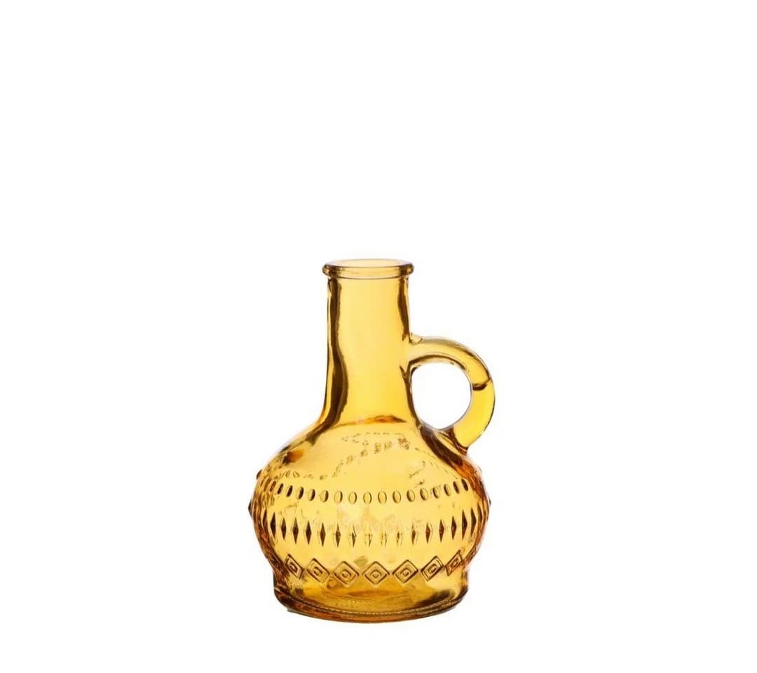 NaDeco Glasvase Lille Ocker 10cm