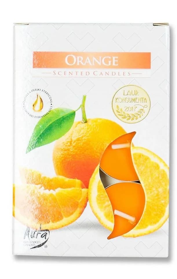 Levandeo® Duftkerze 24er Set Vanille Rose Orange Erdbeere Teelichter