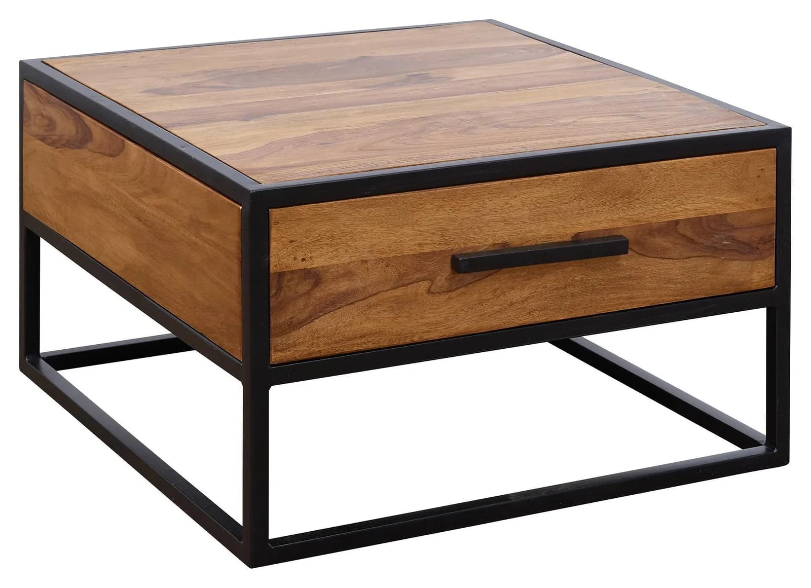 Couchtisch WL5.623 Massivholz Sheesham Braun