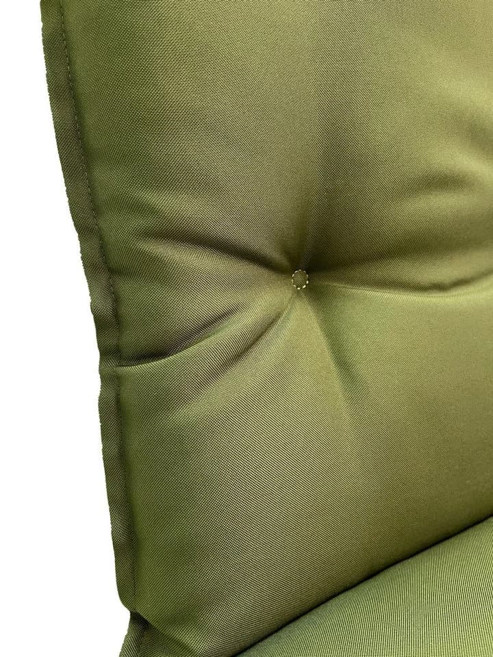 doppler® Hochlehnerauflage 7836 Grün mit Kopfstütze